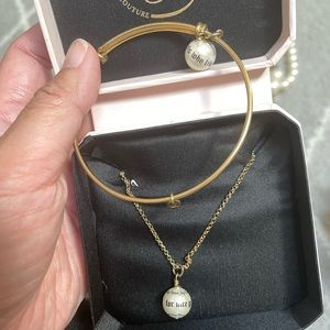 Juicy Couture necklace and bracelet set